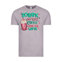 Vintage Zinc sorry my iced coffee made me latte Vintage Tee - MaliasSmallBusiness