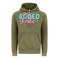 Vintage Olive rodeo babe Vintage Hoodie - MaliasSmallBusiness