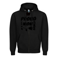 Black Proud Mom Of A 2020 Senior Zipper Hoodie - Bettercallsaul