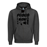 Charcoal Heather Proud Mom Of A 2020 Senior Zipper Hoodie - Bettercallsaul