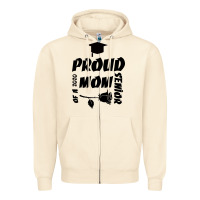 Sandshell Proud Mom Of A 2020 Senior Zipper Hoodie - Bettercallsaul