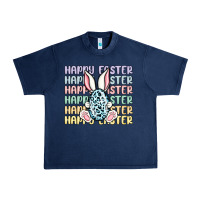 Navy happy easter Urban Heavy Tee - MaliasSmallBusiness