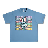 Pebble Blue happy easter Urban Heavy Tee - MaliasSmallBusiness