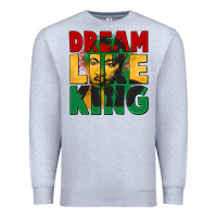 Heather Grey dream like king martin luther Premium Sweatshirt - CowGirlArtShop