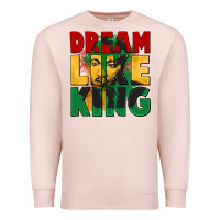 Pale Pink dream like king martin luther Premium Sweatshirt - CowGirlArtShop