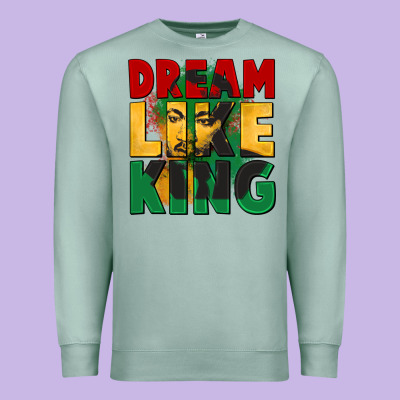 Dream Like King Martin Luther Premium Sweatshirt Designed By Cowgirlartshop