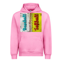Fuchsia Pink Baseball And Softball Tumbler Urban Hoodie - BundleAndBundleShop
