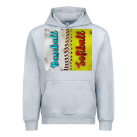 Heather Grey Baseball And Softball Tumbler Urban Hoodie - BundleAndBundleShop