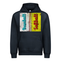Navy Baseball And Softball Tumbler Urban Hoodie - BundleAndBundleShop
