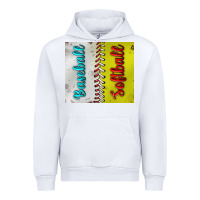 White Baseball And Softball Tumbler Urban Hoodie - BundleAndBundleShop