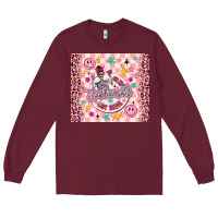Burgundy on my husbunds last nerve pink Long Sleeve Tee - MaliasSmallBusiness