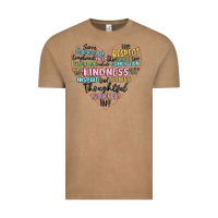 Vintage Coffee kindness heart Vintage Tee - MaliasSmallBusiness