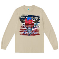 Mushroom bull skull america Long Sleeve Tee - JahusDesignShop