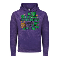 Cloud Purple the leprechauns made me do it Vintage Hoodie - MaliasSmallBusiness
