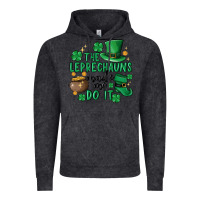 Vintage Black the leprechauns made me do it Vintage Hoodie - MaliasSmallBusiness