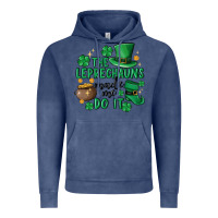 Vintage Denim the leprechauns made me do it Vintage Hoodie - MaliasSmallBusiness