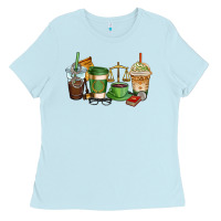 Baby Blue lawyer coffee cups Ladies Tee - AdoDesignShop