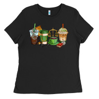 Black lawyer coffee cups Ladies Tee - AdoDesignShop