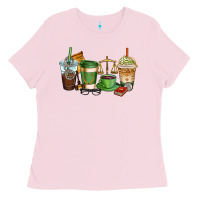 Bubblegum Pink lawyer coffee cups Ladies Tee - AdoDesignShop