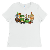 White lawyer coffee cups Ladies Tee - AdoDesignShop