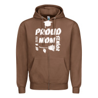 Chestnut Proud Mom Of A 2020 Senior Zipper Hoodie - Bettercallsaul
