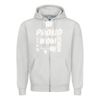 Dove Grey Proud Mom Of A 2020 Senior Zipper Hoodie - Bettercallsaul