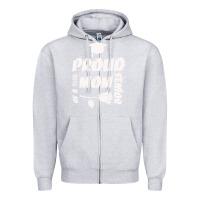 Heather Grey Proud Mom Of A 2020 Senior Zipper Hoodie - Bettercallsaul