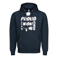 Navy Proud Mom Of A 2020 Senior Zipper Hoodie - Bettercallsaul