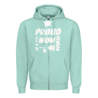 Seafoam Proud Mom Of A 2020 Senior Zipper Hoodie - Bettercallsaul