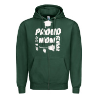 Sports Green Proud Mom Of A 2020 Senior Zipper Hoodie - Bettercallsaul