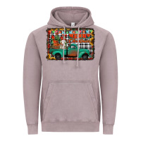Vintage Zinc merry christmas farm truck Vintage Hoodie - Jasminsmagicworld