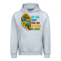 Heather Grey let all that you do be done in love Urban Hoodie - BundleAndBundleShop