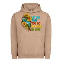 Pigment Burro let all that you do be done in love Urban Hoodie - BundleAndBundleShop