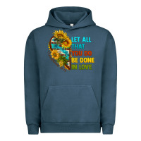 Pigment Midnight Navy let all that you do be done in love Urban Hoodie - BundleAndBundleShop