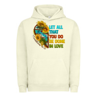 Pigment Pistachio let all that you do be done in love Urban Hoodie - BundleAndBundleShop
