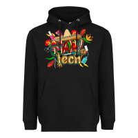 Black cinco de mayo nail tech Heavyweight Hoodie - CowGirlArtShop