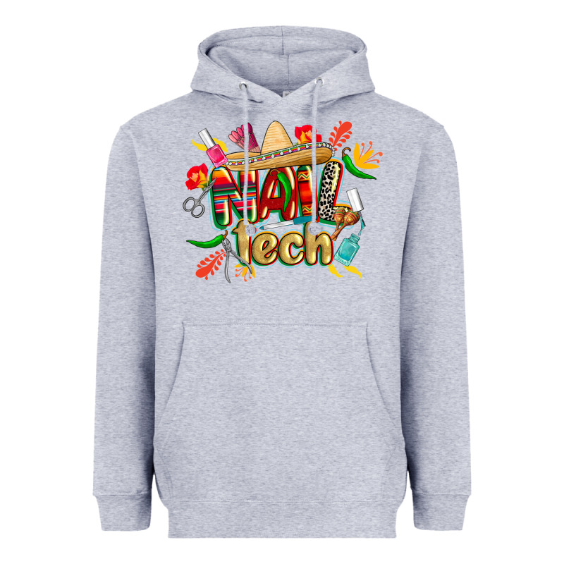 Cinco De Mayo Nail Tech Heavyweight Hoodie by CowGirlArtShop | Teevron