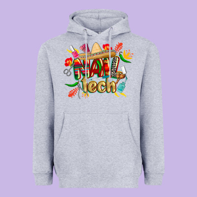 Cinco De Mayo Nail Tech Heavyweight Hoodie Designed By Cowgirlartshop