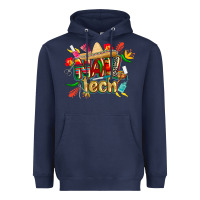 Navy cinco de mayo nail tech Heavyweight Hoodie - CowGirlArtShop