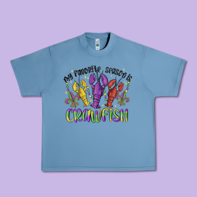 My Favorite Season Is Crawfish Urban Heavy Tee Designed By Maliassmallbusiness
