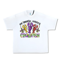 White my favorite season is crawfish Urban Heavy Tee - MaliasSmallBusiness