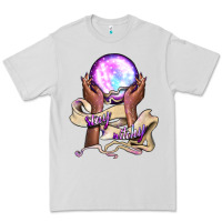 Dove Grey stay witchy Premium Tee - BundleAndBundleShop