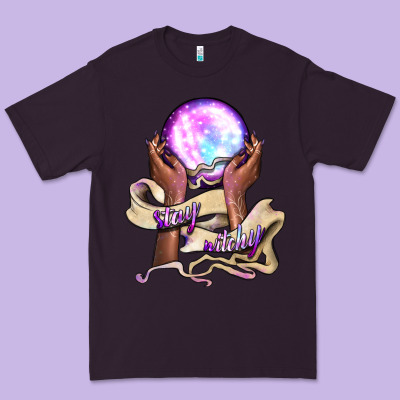 Stay Witchy Premium Tee Designed By Bundleandbundleshop