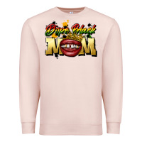 Pale Pink black mom Premium Sweatshirt - CowGirlArtShop