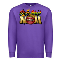 Purple black mom Premium Sweatshirt - CowGirlArtShop