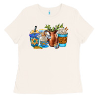 Bone hannukah coffee cups Ladies Tee - AdoDesignShop