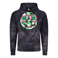 Cloud Black st patrick's smiley Vintage Hoodie - MaliasSmallBusiness