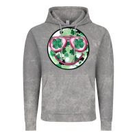 Cloud Rock st patrick's smiley Vintage Hoodie - MaliasSmallBusiness