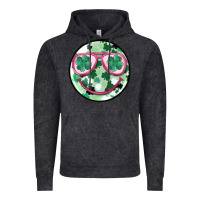 Vintage Black st patrick's smiley Vintage Hoodie - MaliasSmallBusiness