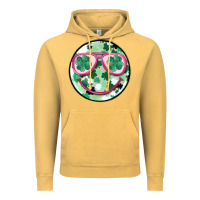 Vintage Mustard st patrick's smiley Vintage Hoodie - MaliasSmallBusiness